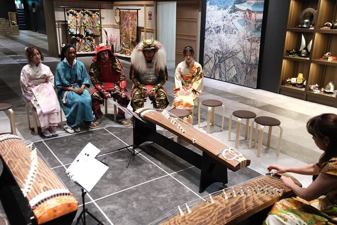 Premium Kimono Dressing, Tea Ceremony, Calligraphy, Samurai show - What the $123.49 price gets you