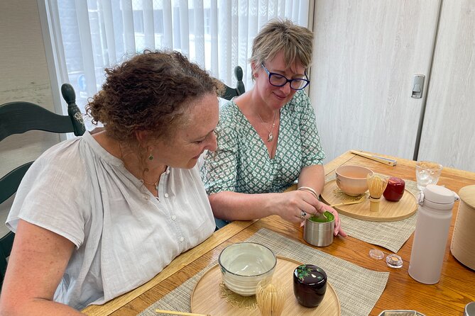 Private Hiroshima Matcha & Wagashi Experience Tour - Choosing tea tools and matcha on Ebisu Street