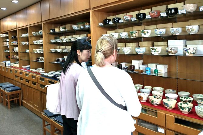 Private Hiroshima Matcha & Wagashi Experience Tour - Making matcha at a table in Naka-Tana