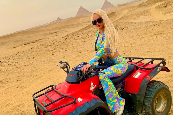 Quad Bike ATV Tours in Desert of Giza Pyramids with Egyptian Tea - The Real Value of a $20 ATV Tour