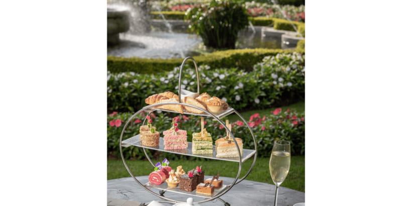 Royal Afternoon Tea at the Grand Nuwara Eliya + Bubbly! - The food, tea, and music