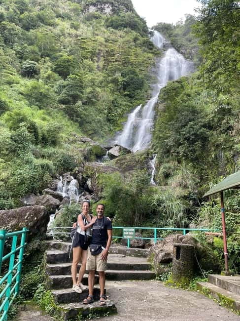 Sapa to Waterfall, Green Tea Farm with motorbike driver - Love Waterfall adds forest, legend, and a longer walk