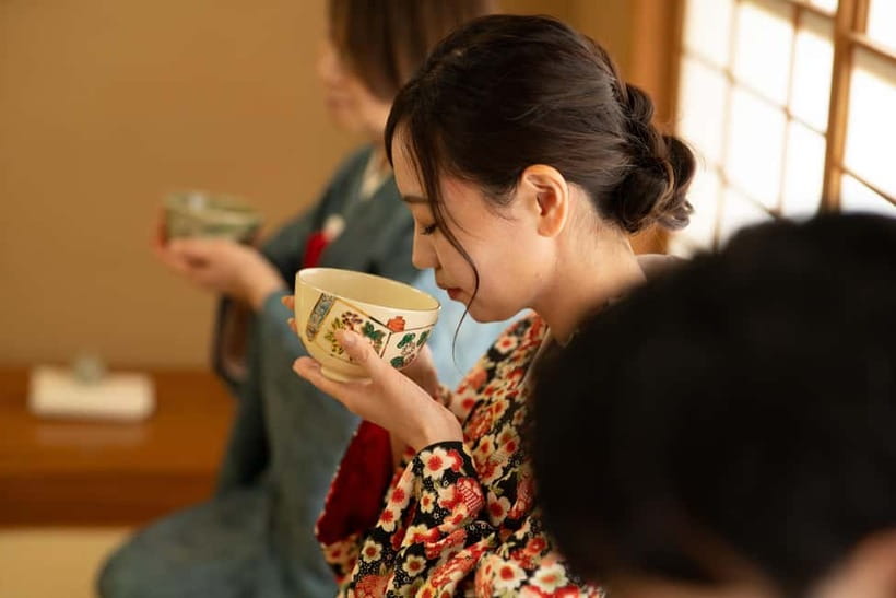 Sheraton Miyako Hotel Osaka: Tea Ceremony with Kimono Rental - A quiet tea room inside a large Osaka hotel