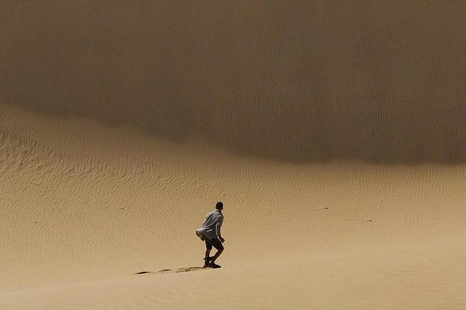 Sunset Sandboarding & Mint Tea in Timlaline Dunes - Plage Tamri and the first ocean view