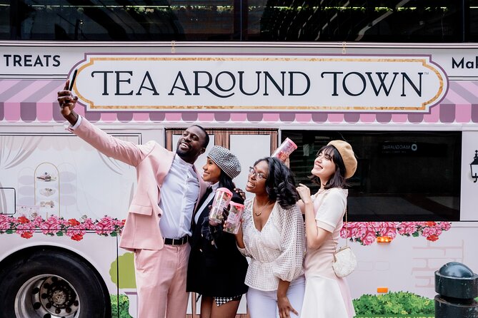 Tea Around Town: A Charming Tea Experience in Philadelphia - Tea, treats, and Philadelphia from a pink bus