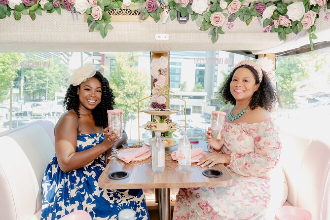 Tea Around Town: A Delightful Atlanta Experience - A Pink Bus Ride Through Central Atlanta