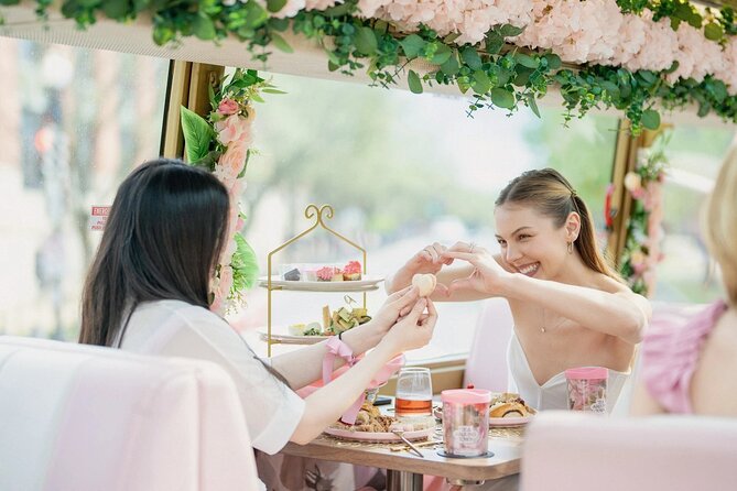 Tea Around Town Austin: Elegant Tea Bus Tour and Treats - The Texas Capitol in pink granite