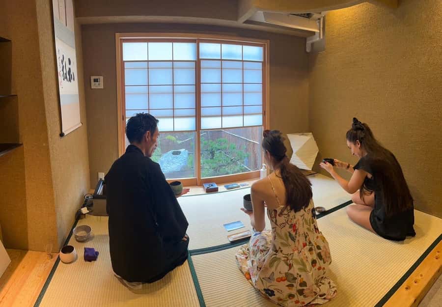 Tea Ceremony Experience in a Private Tea Room in Shibuya - The formal preparation and the first bowl