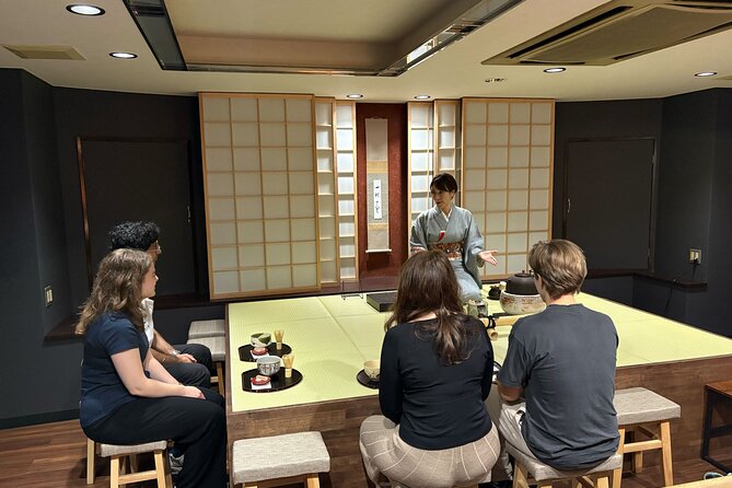 Traditional Tea Ceremony with Matcha and Sweets in Kyoto - Watching a tea master work