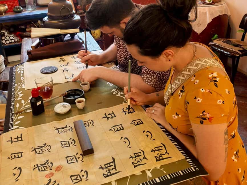 Xi'an Chinese Calligraphy Workshop: Ink Art & Tea Tasting - What the $55 price includes