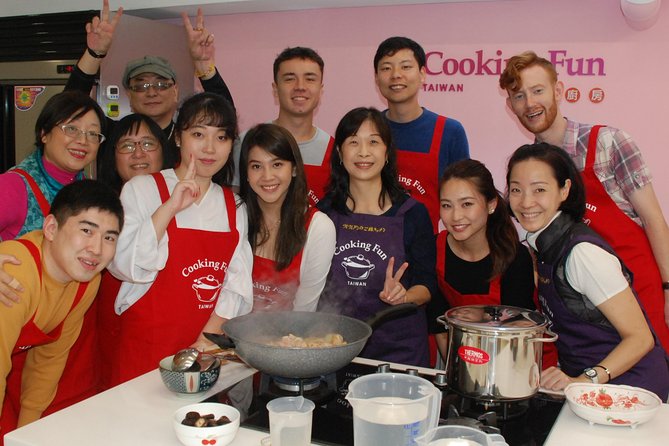 Xiao Long Bao, Chicken vermicelli with mushroom and sesame oil, Tofu strips salad, Bubble milk tea. Taiwan Traditional Delicacies Experience-A (Taipei Cooking Class) - A useful class for beginners and families