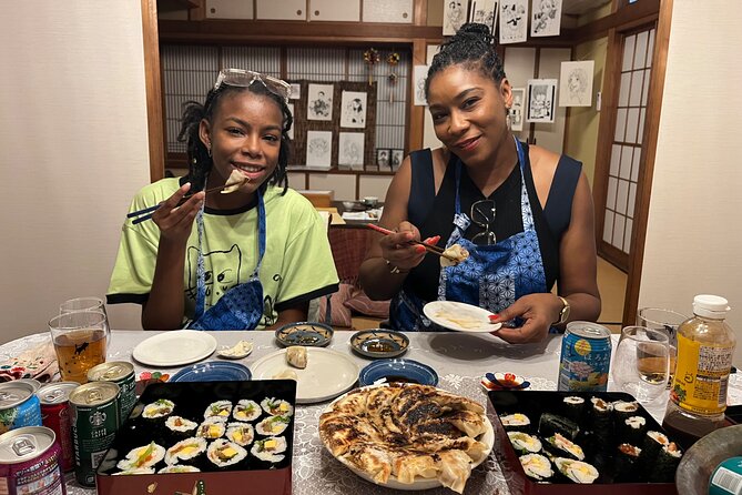 Yokohama: Sushi & Gyoza Cooking with Matcha & GreenTea Experience - A quiet start in Yokohama’s residential streets
