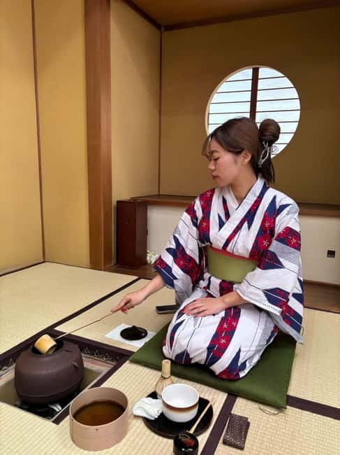 Yokohama : Tea Ceremony with Sweets and Souvenir - Brewing your own Japanese tea