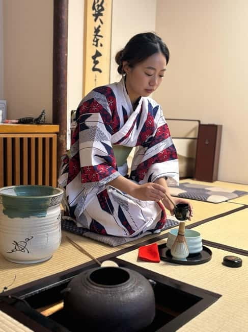 Yokohama : Tea Ceremony with Sweets and Souvenir - Japanese sweets with the tea